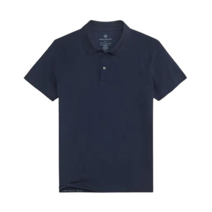 Mack Weldon Silver Pique Polo - True Navy / S - Polos