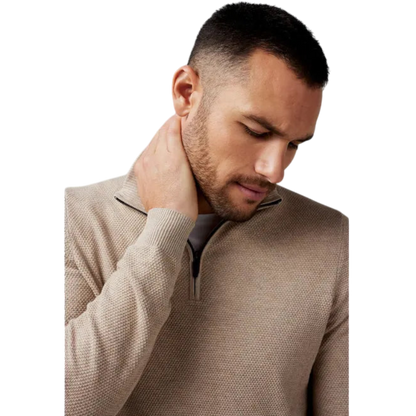 Mack Weldon Tech Linen Half-Zip - Pullovers