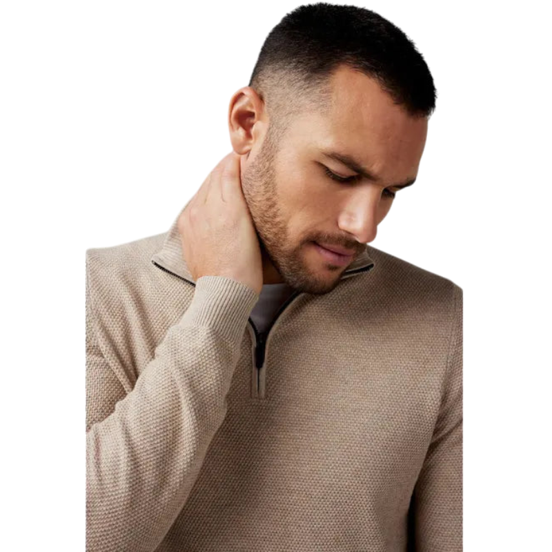 Mack Weldon Tech Linen Half-Zip - Pullovers
