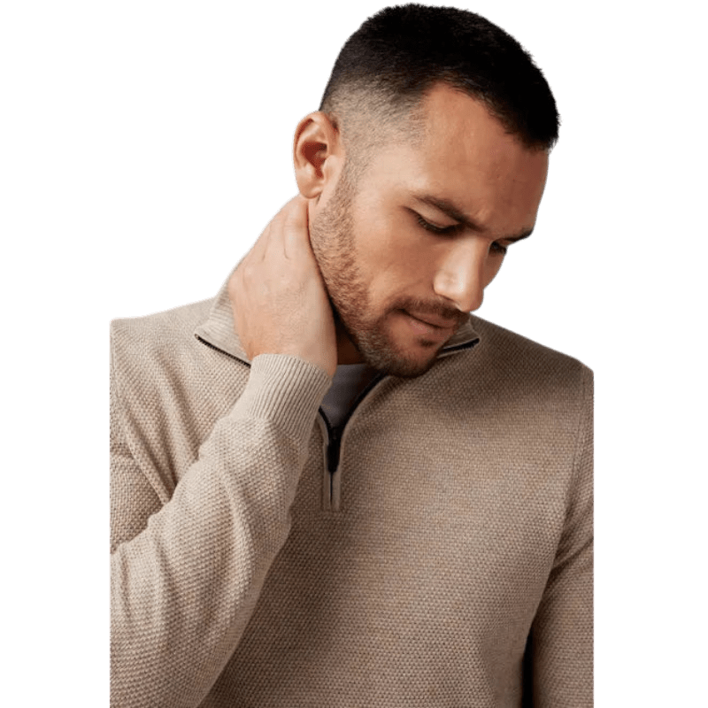 Mack Weldon Tech Linen Half-Zip - Pullovers - SwagWear