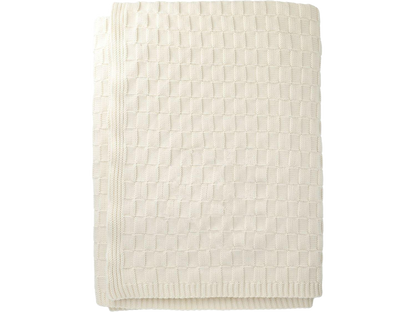 Made*Here New York Basketweave Cotton Blanket - Blankets