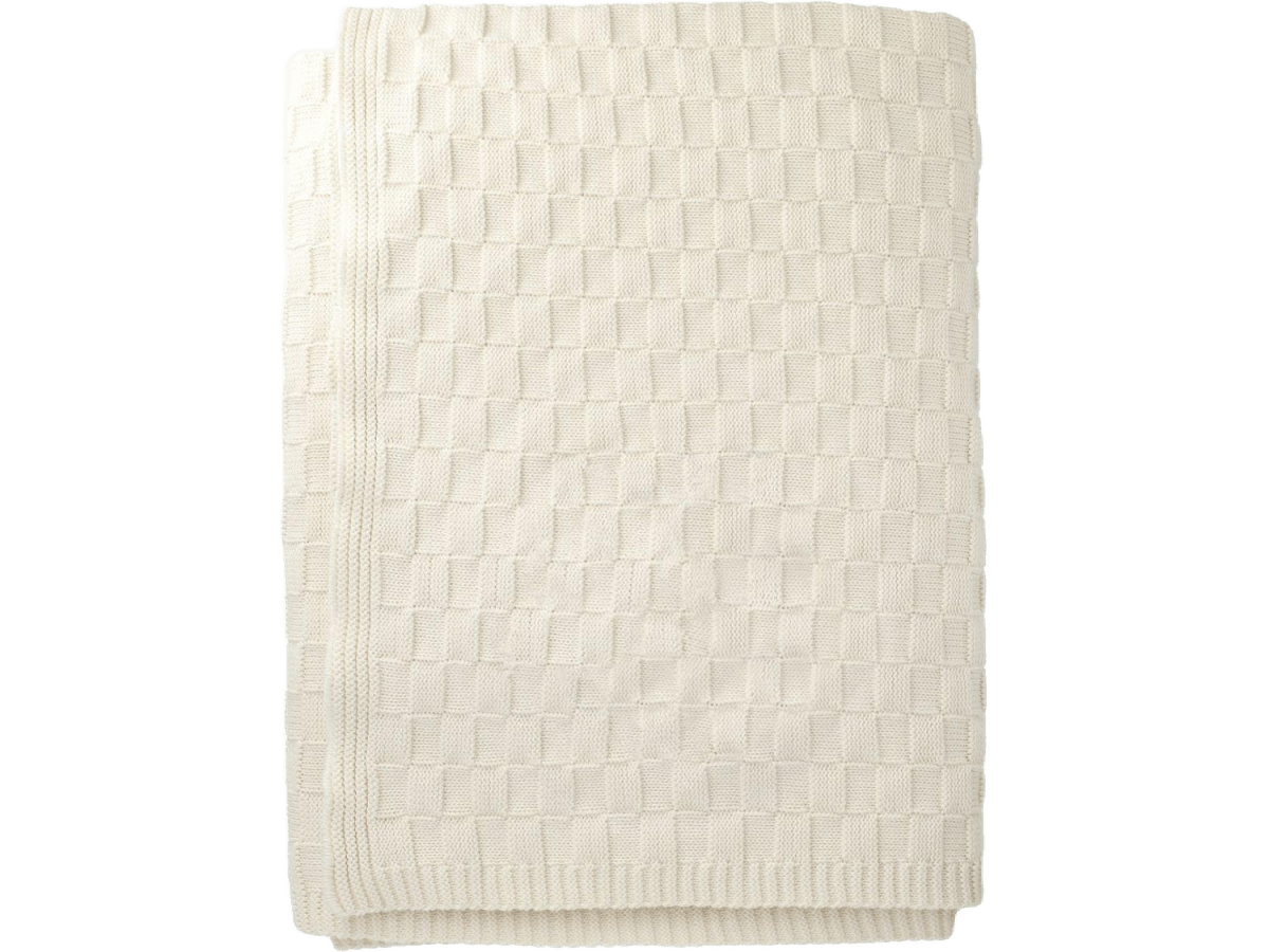 Made*Here New York Basketweave Cotton Blanket - Blankets - SwagWear