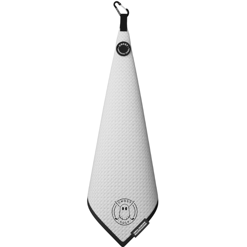 Magnetic Towel (Greenside) - White - Golf Towels