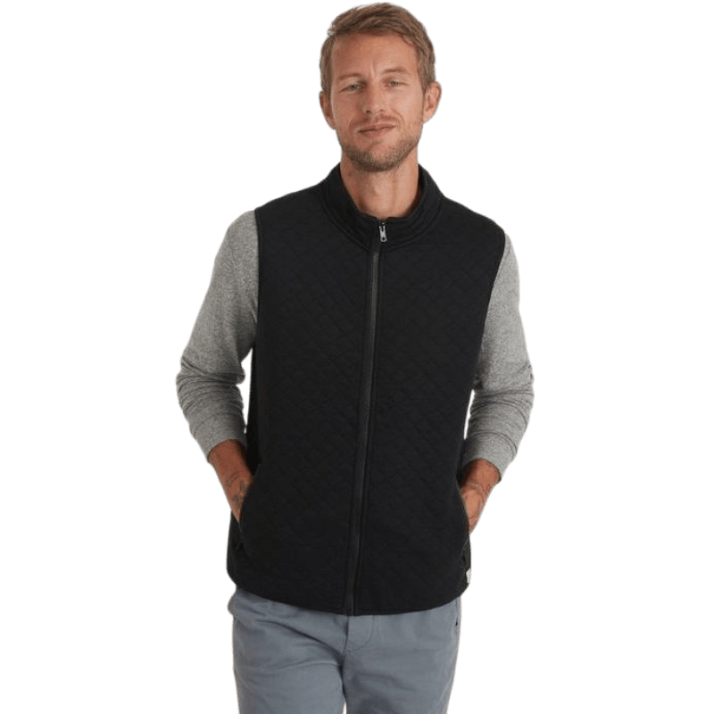 Marine Layer Men's Corbet Full Zip Vest - Vests - SwagWear