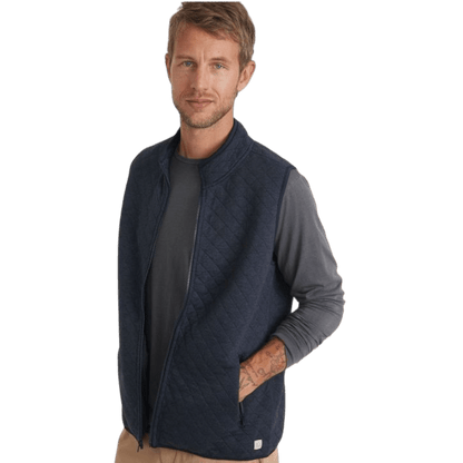 Marine Layer Men's Corbet Full Zip Vest - Vests - SwagWear