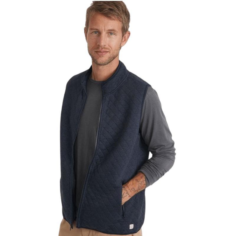 Marine Layer Men's Corbet Full Zip Vest - Vests - SwagWear