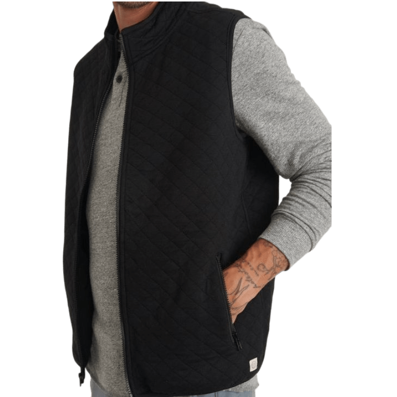 Marine Layer Men's Corbet Full Zip Vest - Vests - SwagWear