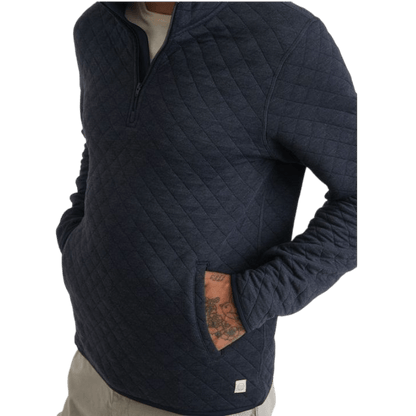 Marine Layer Men's Corbet Quarter Zip Pullover - Pullovers - SwagWear