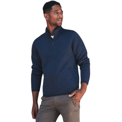 Marine Layer Men's Corbet Quarter Zip Pullover - Pullovers - SwagWear