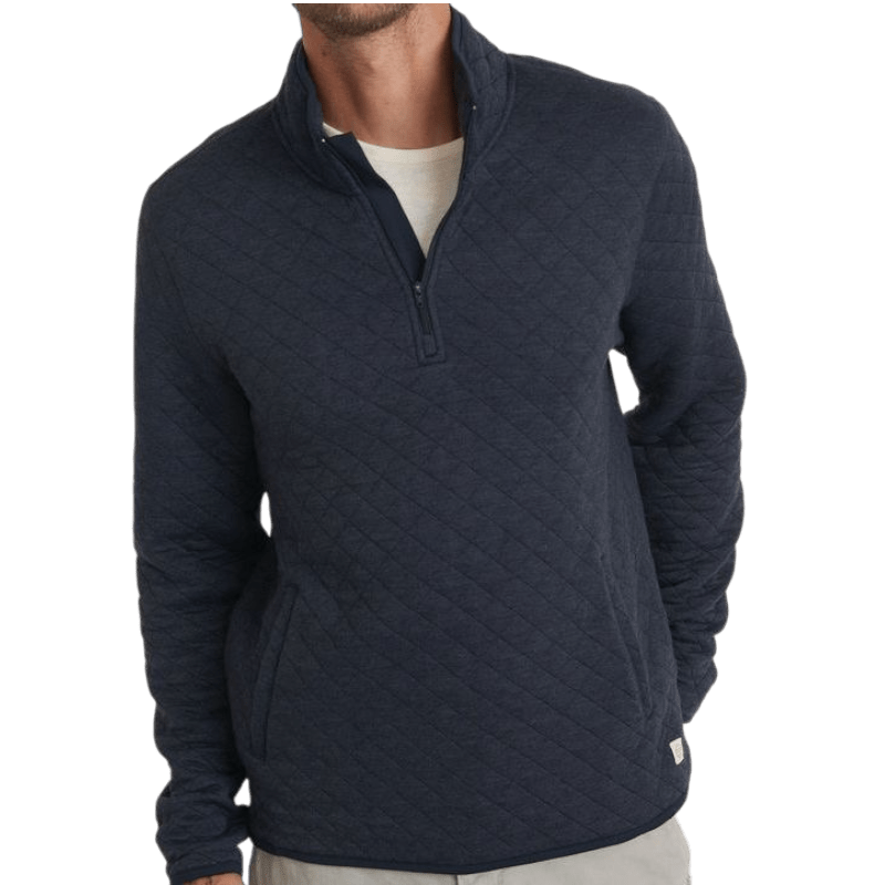 Marine Layer Men's Corbet Quarter Zip Pullover - Pullovers - SwagWear
