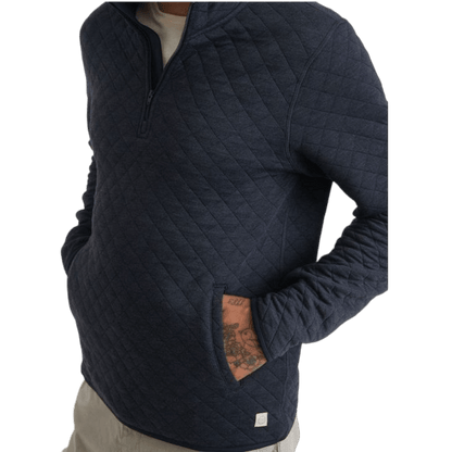 Marine Layer Men's Corbet Quarter Zip Pullover - Pullovers - SwagWear