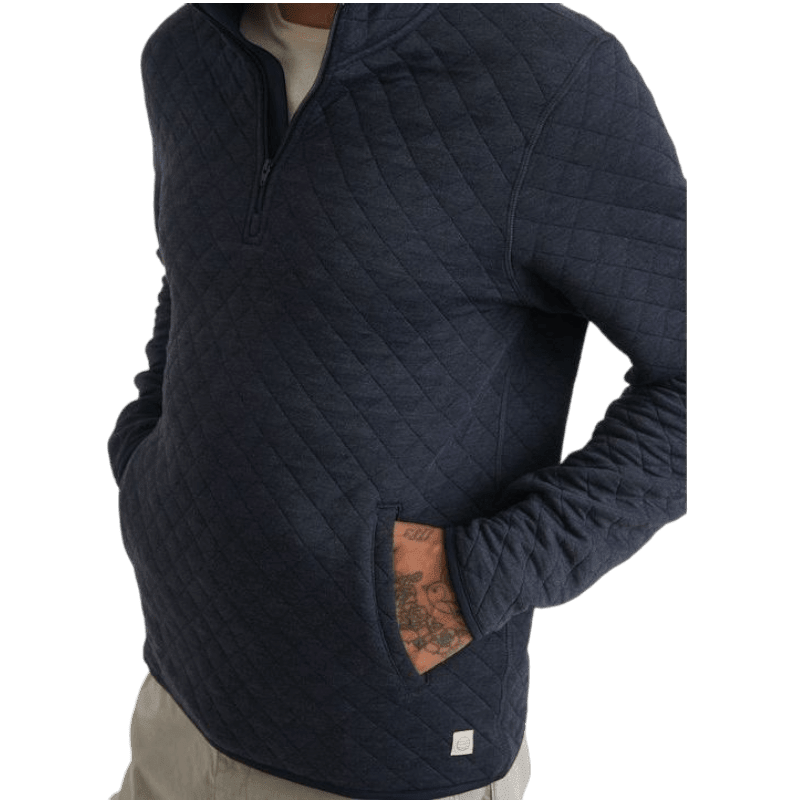 Marine Layer Men's Corbet Quarter Zip Pullover - Pullovers - SwagWear