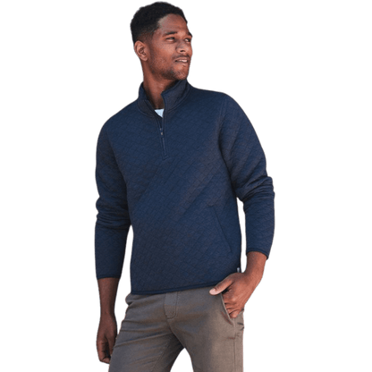 Marine Layer Men's Corbet Quarter Zip Pullover - Pullovers - SwagWear