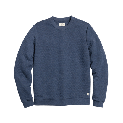Marine Layer Men's Corbet Quilted Crewneck - Sweatshirts - SwagWear