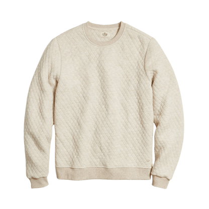 Marine Layer Men's Corbet Quilted Crewneck - Sweatshirts - SwagWear