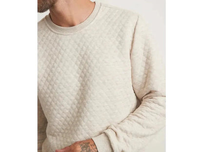 Marine Layer Men's Corbet Quilted Crewneck - Sweatshirts - SwagWear