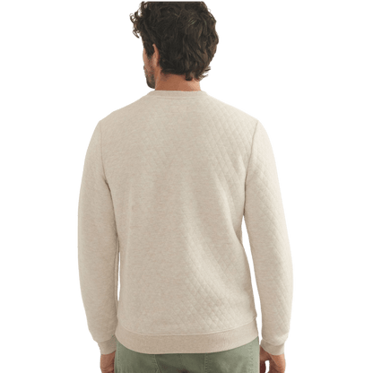 Marine Layer Men's Corbet Quilted Crewneck - Sweatshirts - SwagWear