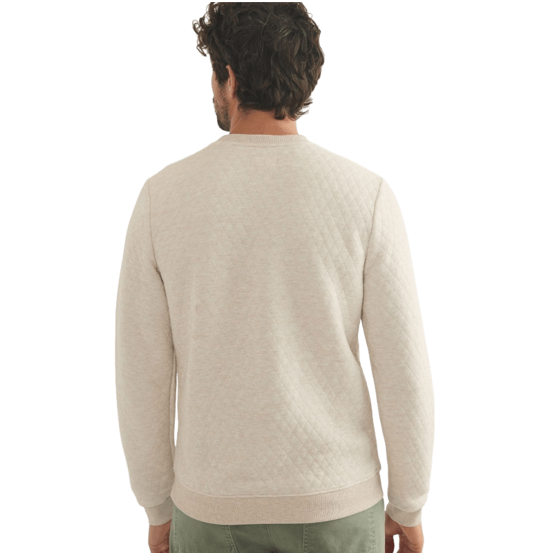 Marine Layer Men's Corbet Quilted Crewneck - Sweatshirts - SwagWear