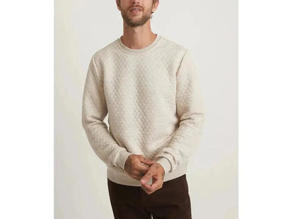 Marine Layer Men's Corbet Quilted Crewneck - Sweatshirts - SwagWear