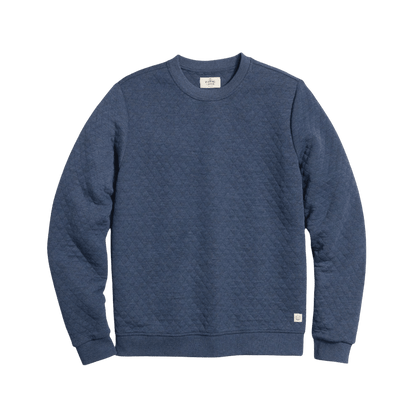Marine Layer Men's Corbet Quilted Crewneck - Sweatshirts - SwagWear