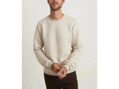 Marine Layer Men's Corbet Quilted Crewneck - Sweatshirts - SwagWear