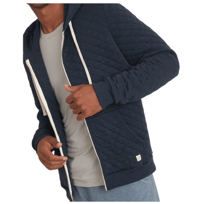 Marine Layer Men's Corbet Quilted Full Zip Hoodie - Full - Zip Hoodies - SwagWear