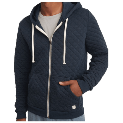 Marine Layer Men's Corbet Quilted Full Zip Hoodie - Full - Zip Hoodies - SwagWear