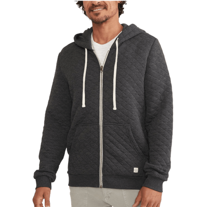 Marine Layer Men's Corbet Quilted Full Zip Hoodie - Full - Zip Hoodies - SwagWear