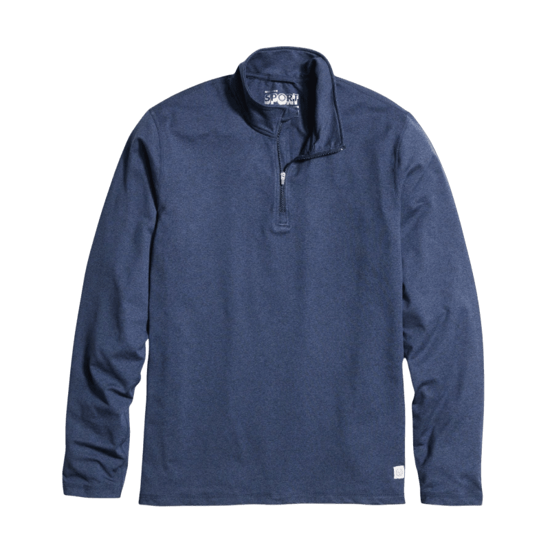 Marine Layer Men's Re-Spun Sport Quarter Zip - Pullovers - SwagWear