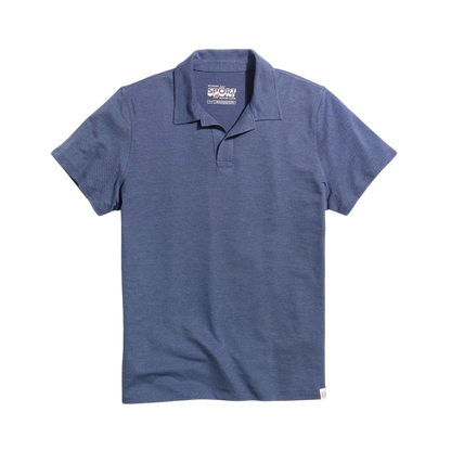 Marine Layer Re-Spun Sport Polo - XS / Vintage Indigo - Polos