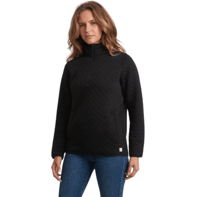 Marine Layer Women's Corbet Quarter Zip Pullover - Pullovers - SwagWear