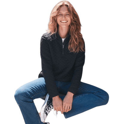 Marine Layer Women's Corbet Quarter Zip Pullover - Pullovers - SwagWear