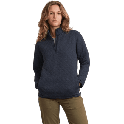 Marine Layer Women's Corbet Quarter Zip Pullover - Pullovers - SwagWear