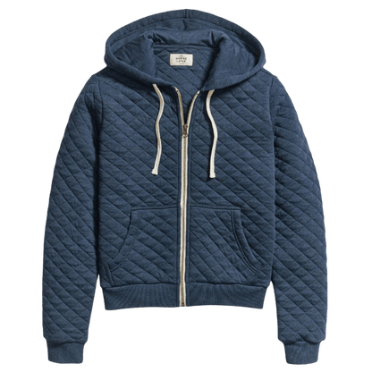 Marine Layer Women's Corbet Quilted Full Zip Hoodie - Full-Zip Hoodies - SwagWear
