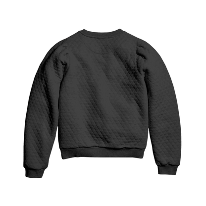 Marine Layer Women's Corbet Quilted Puff Sleeve Crewneck - Sweatshirts - SwagWear