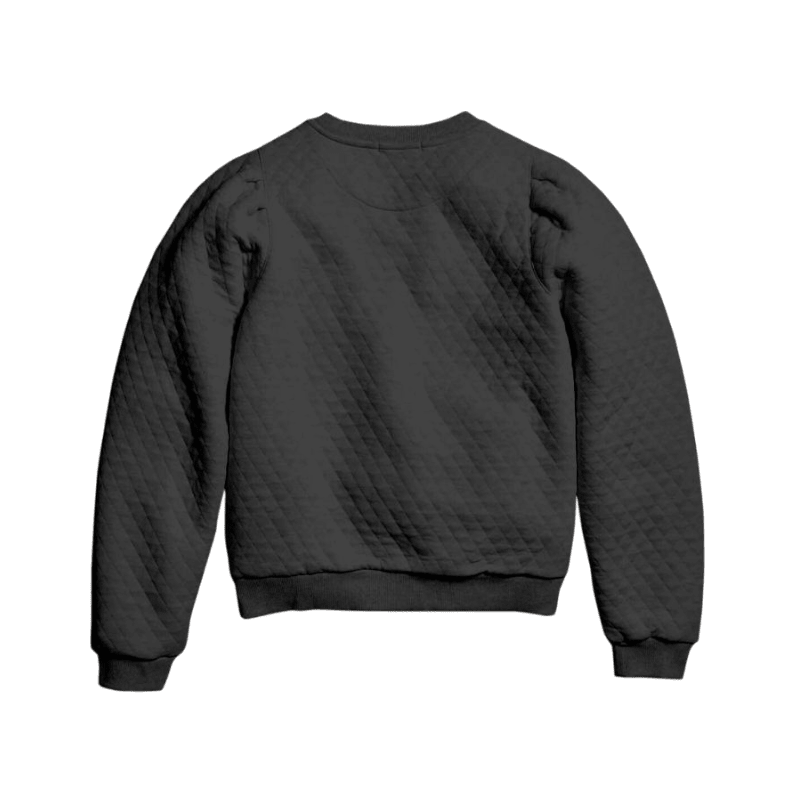Marine Layer Women's Corbet Quilted Puff Sleeve Crewneck - Sweatshirts - SwagWear