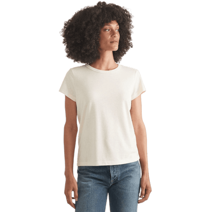Marine Layer Women's Re - Spun Signature Crew - T-Shirts - SwagWear