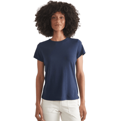 Marine Layer Women's Re - Spun Signature Crew - T-Shirts - SwagWear