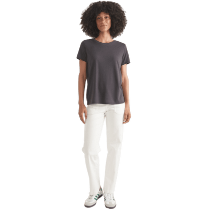 Marine Layer Women's Re - Spun Signature Crew - T-Shirts - SwagWear