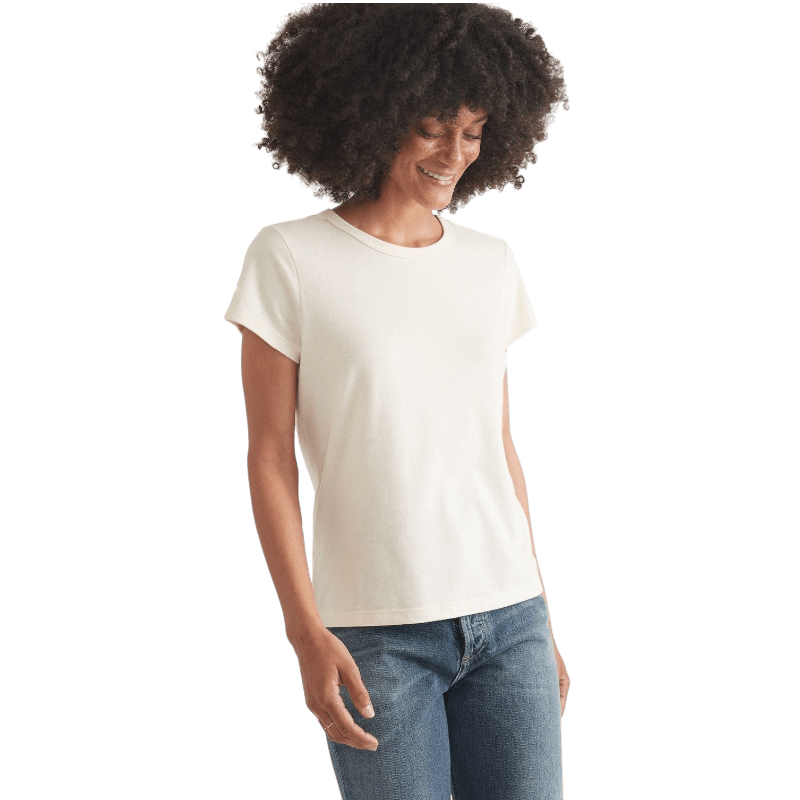 Marine Layer Women's Re - Spun Signature Crew - T-Shirts - SwagWear