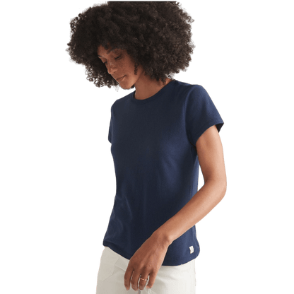 Marine Layer Women's Re - Spun Signature Crew - T-Shirts - SwagWear