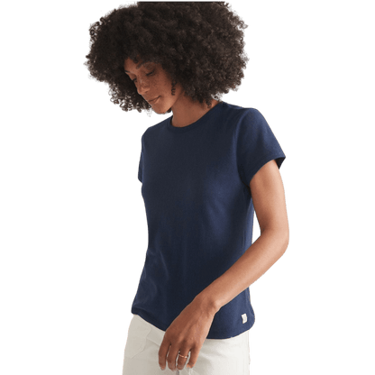 Marine Layer Women's Re-Spun Signature Crew - T-Shirts - SwagWear