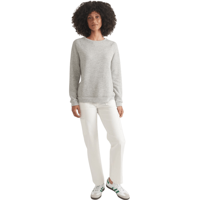 Marine Layer Women's Sherpa Crew Pullover - Sweatshirts - SwagWear