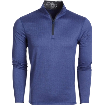Greyson Men's Herringbone Tate Quarter-Zip