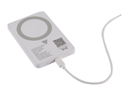 MI Power 5000 mAh MagClick™ 15W Wireless Power Bank - White - Wireless Power Banks