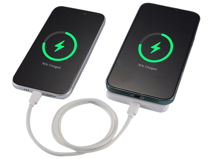 MI Power 5000 mAh MagClick™ 15W Wireless Power Bank - White - Wireless Power Banks