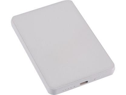 MI Power 5000 mAh MagClick™ 15W Wireless Power Bank - White - Wireless Power Banks