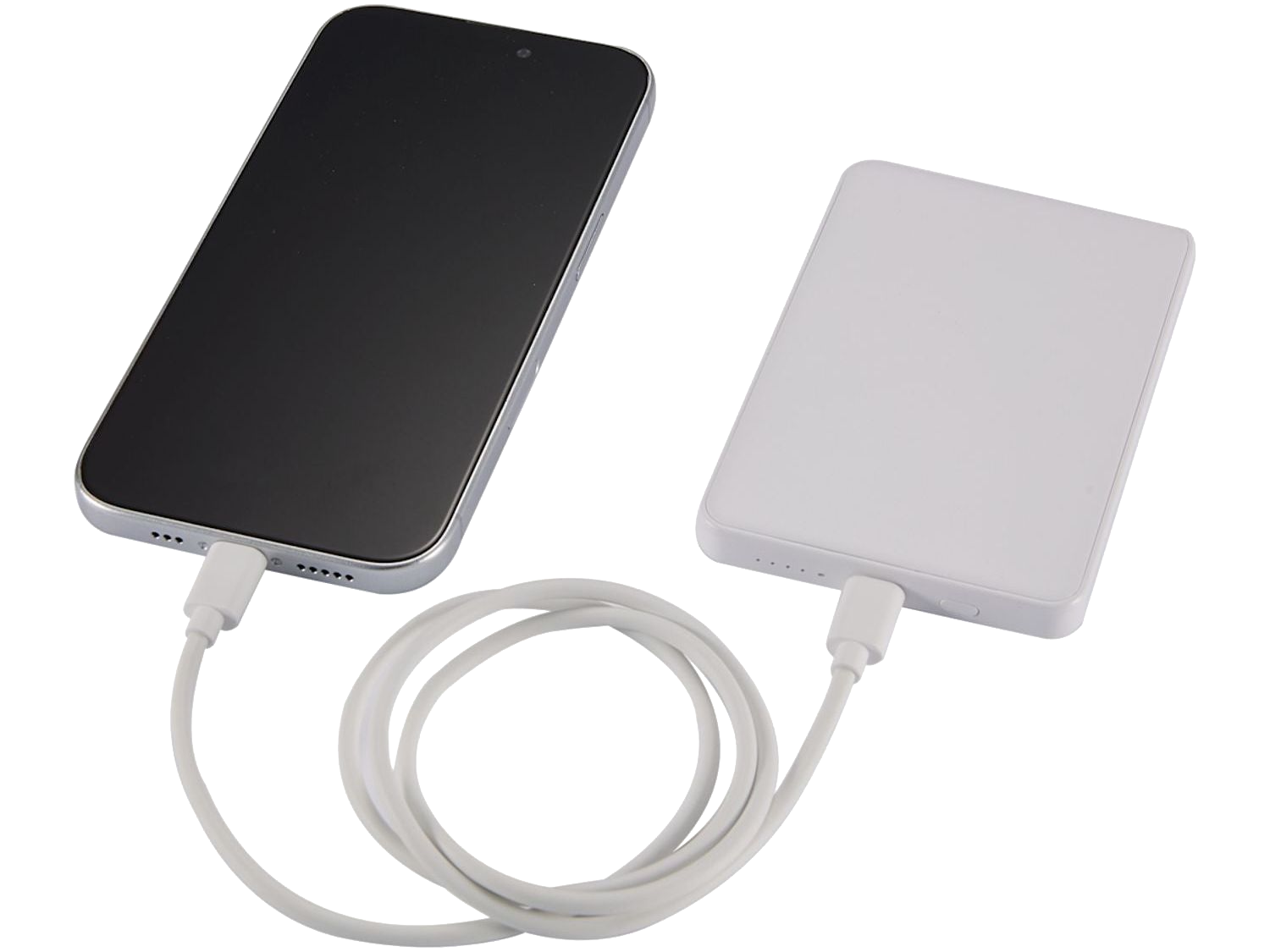 MI Power 5000 mAh MagClick™ 15W Wireless Power Bank - White - Wireless Power Banks