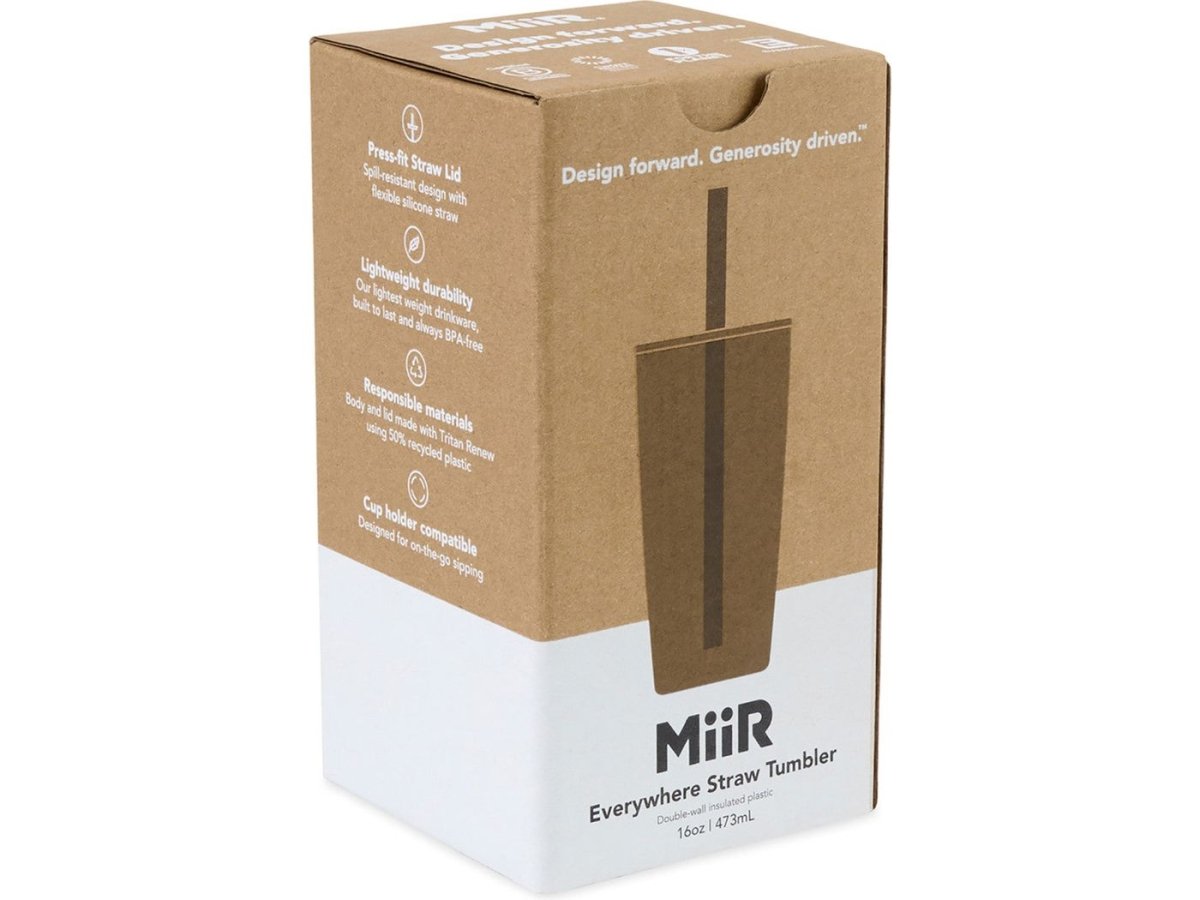 MiiR® Everywhere Straw Tumbler - 16 Oz. - Tumblers w/Straws - SwagWear