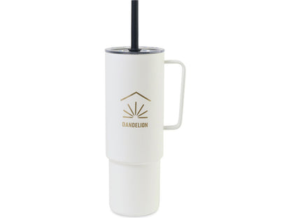 MiiR® All Day Straw Cup - 32 Oz. - White Powder / 32oz - Tumblers w/Straws